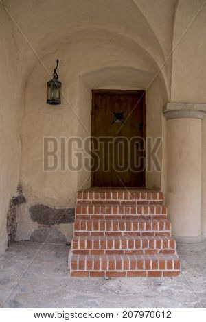 interior and exterior dietails of the Livonia Order Castle was built in the middle of the 15th century. Bauska Latvia