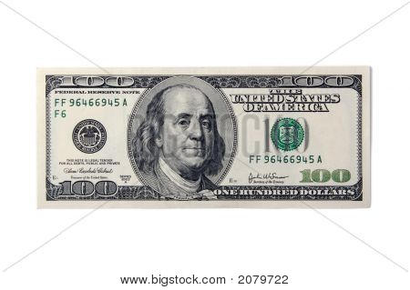 Hundrede Dollar Bill