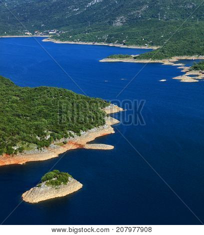Slansko Jezero lake in Montenegro, Europe
