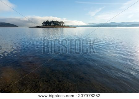 Amazing Autumn Landscape of Batak Reservoir, Pazardzhik Region, Bulgaria