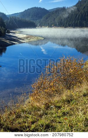 Amazing Autumn Landscape of  Golyam Beglik Reservoir, Pazardzhik Region, Bulgaria