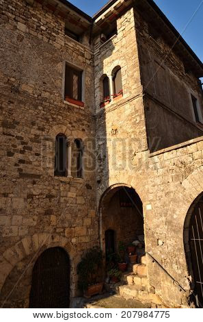 Anagni, little medieval town in the Lazio region, Italy, Called the city of the Popes