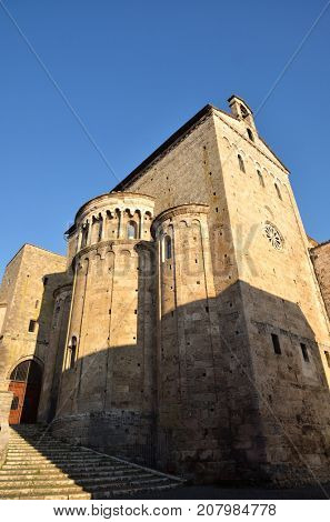 Anagni, little medieval town in the Lazio region, Italy, Called the city of the Popes