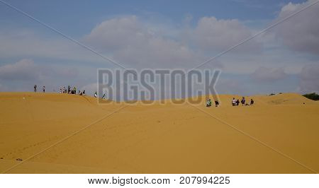 Sand Dunes In Phan Thiet, Vietnam