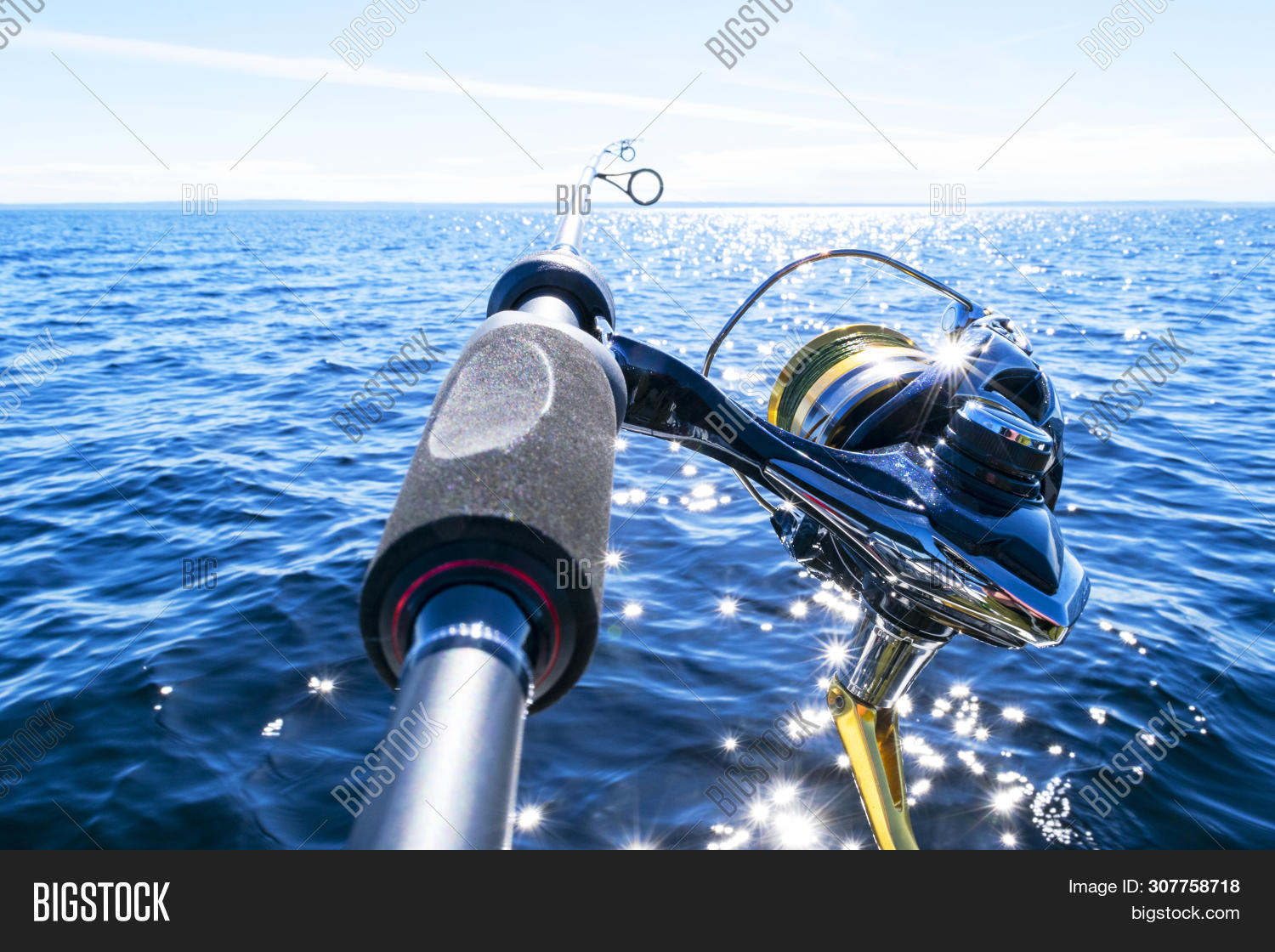 spinning reel rod holders