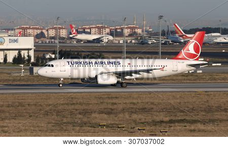 Airplane Takeoff From Airport