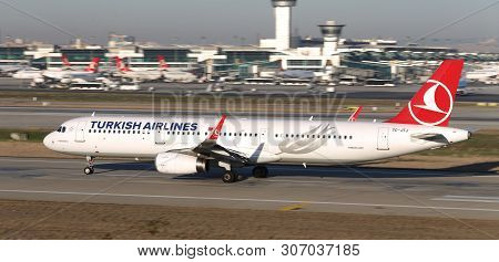 Airplane Takeoff From Airport