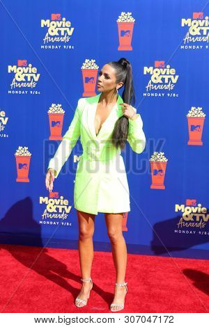 LOS ANGELES - JUN 15:  Scheana Shay at the 2019 MTV Movie & TV Awards at the Barker Hanger on June 15, 2019 in Santa Monica, CA