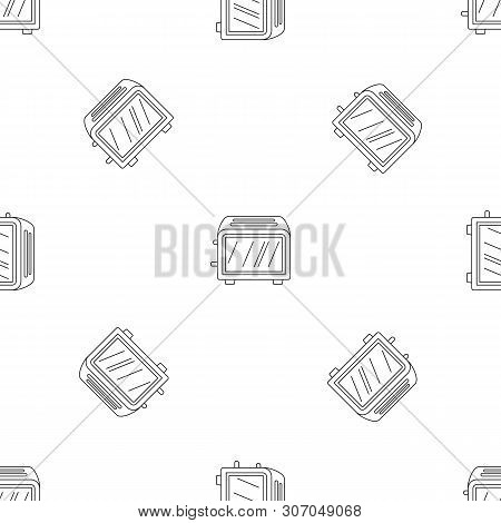 Vintage Toaster Pattern Seamless Vector Repeat Geometric For Any Web Design