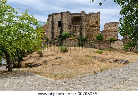 Medieval Castle Of Belvis De Monroy, Caceres, Spain