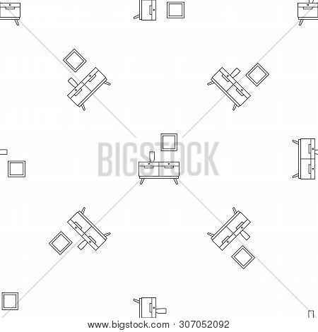 Room Drawer Pattern Seamless Vector Repeat Geometric For Any Web Design