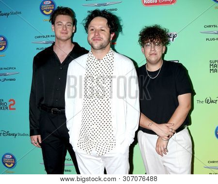 LOS ANGELES - JUN 16:  lovelytheband, Jordan Greenwald, Sam Price, Mitchy Collins at the ARDYs: A Radio Disney Music Celebration at the CBS Studio Center on June 16, 2019 in Studio City, CA