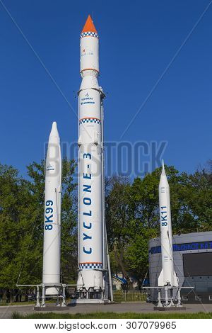 27.04.2019  Dnipro City Center, Ukraine , Open Air Museum Missiles Park ( Rocket Park ) , Tourist De