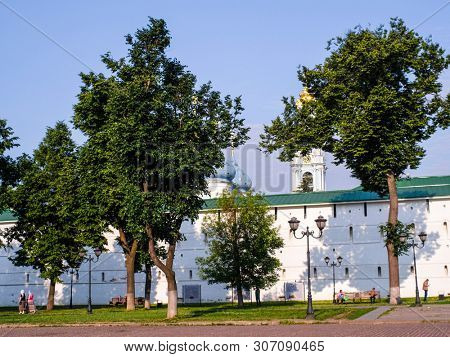 Sergiev Posad, Russia - June, 8, 2019: Troitse-sergiyevsky monastery