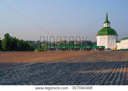 Sergiev Posad, Russia - June, 8, 2019: Troitse-sergiyevsky monastery