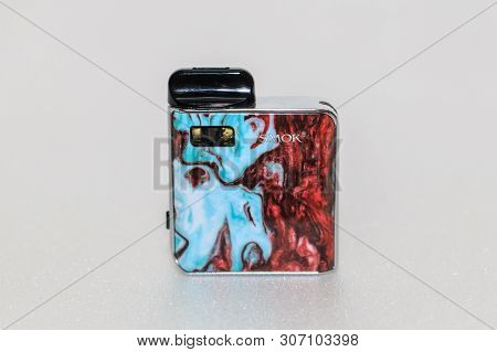 Labuan,malaysia-june 19,2019:mico Pod System,its A Ultra Portable Pod Vape System In Vape Shop Of La