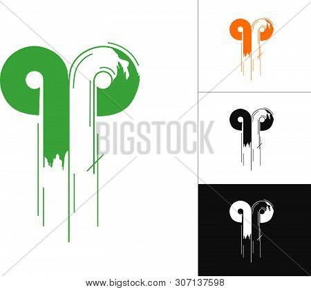 Alphabet A, P, Q Logotype Linked Concept In Vector Illustration. Modern Abstract Letter Logo Design 