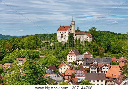 Medieval Castle Of Goessweinstein In Bavaria In Germany