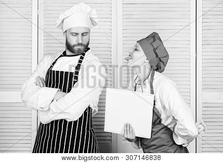 Stop Razzing Me. Financial Auditor Stick Tongue To Head Cook. Naughty Book Keeper Performing Audit O