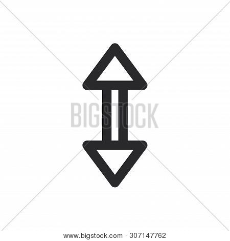 Scroll Icon Isolated On White Background. Scroll Icon In Trendy Design Style For Web Site And Mobile