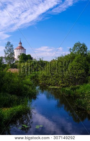 View to Kirillo-Belozersky Monastery in Kirillov, Russia