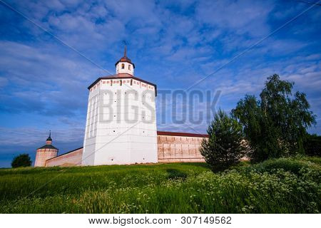 View to Kirillo-Belozersky Monastery in Kirillov, Russia