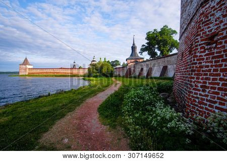 View to Kirillo-Belozersky Monastery in Kirillov, Russia