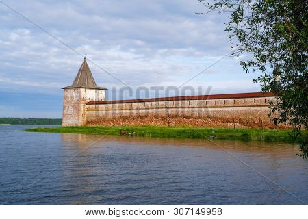 View to Kirillo-Belozersky Monastery in Kirillov, Russia