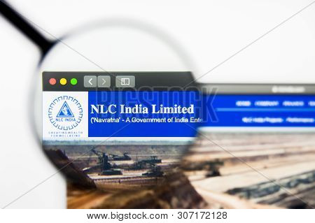 New York, New York State, Usa - 18 June 2019: Illustrative Editorial Of Nlc India Website Homepage. 