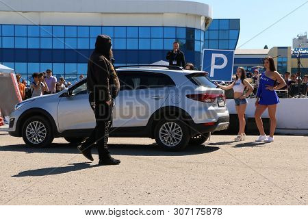 Yoshkar-ola, Russia, June 02, 2019: Exhibition Of Cars And Motorcycles - Festival - Yo Summit 2019 -