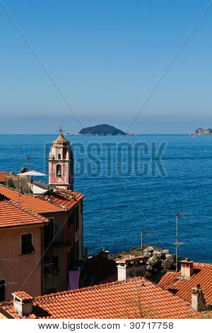Panoramic View Of Mediterranean Sea
