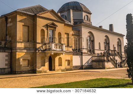 London, Uk - Mar 31, 2019 : In The Back Of Chiswick House On West London, Uk. Chiswick House Is A Ma