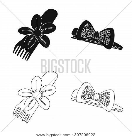 Vector Design Of Beauty And Fashion Icon. Collection Of Beauty And Female Vector Icon For Stock.