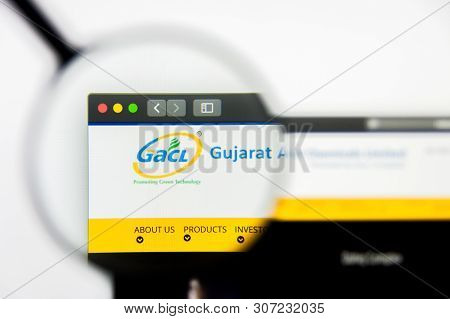 New York, New York State, Usa - 19 June 2019: Illustrative Editorial Of Gujarat Alkalies And Chemica