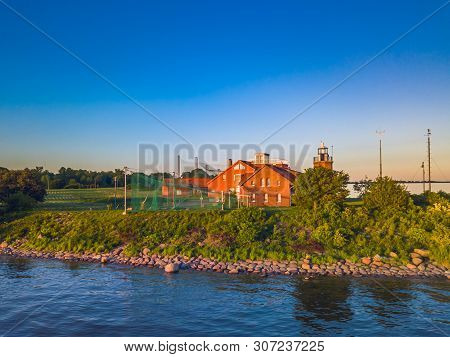 Aerial View Of Vente Cape In Lithuania, Bird Ringing Place