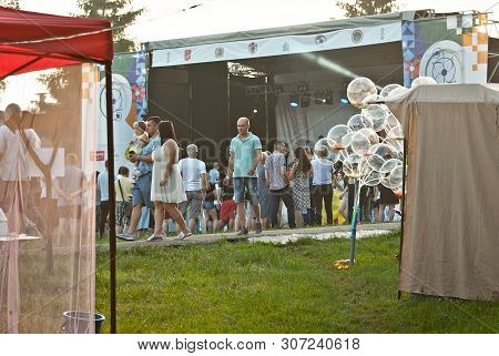 August 16, 2019. Chernivtsi, Ukraine. Youth, Musical Ethno Festival 