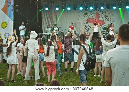 August 16, 2019. Chernivtsi, Ukraine. Youth, Musical Ethno Festival 