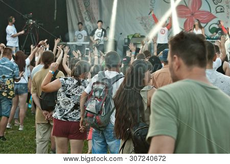 August 16, 2019. Chernivtsi, Ukraine. Youth, Musical Ethno Festival 