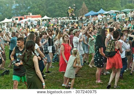 August 16, 2019. Chernivtsi, Ukraine. Youth, Musical Ethno Festival 