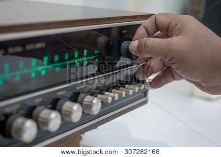 Find This Radio Station On Vintage Amplifier Tuning