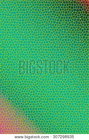 Colorful Abstract Background With Circular Lines In The View