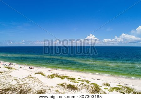 Aerial View Of Perdido Key Beach, Florida