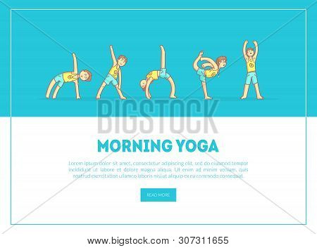 Morning Yoga Banner Vector Photo Free Trial Bigstock