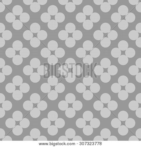 Gray Abstract Background, Ellegant Seamless Pattern, Modern Backdrop Design - Vector