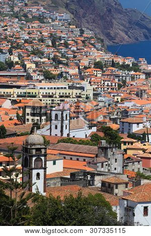 Cityscape Of Funchal In Madeira Island Portugalia