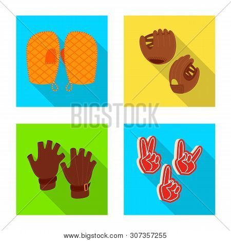 Vector Illustration Of Own And Textile Symbol. Set Of Own And Safety Stock Vector Illustration.