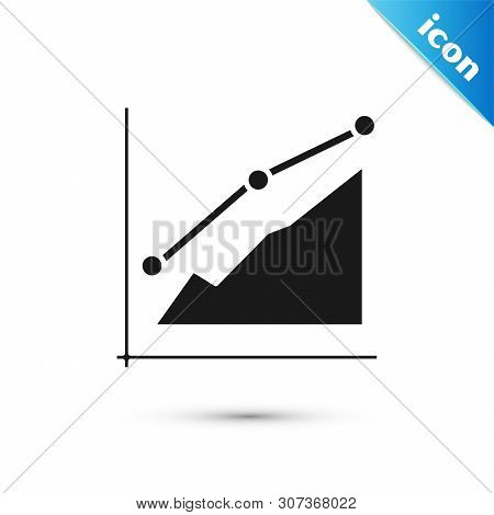 Black Pie Chart Infographic Icon Isolated On White Background. Diagram Chart Sign. Vector Illustrati