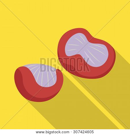 Vector Design Of Chicken And Navels Sign. Collection Of Chicken And Farm Stock Symbol For Web.
