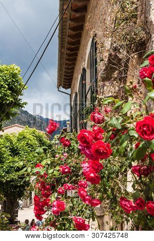 The Famos Old Town In Valdemosse, Mallorca