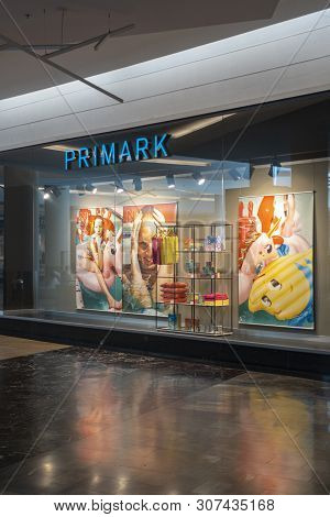 Alicante, Spain, 18 June, 2019: Primark Store Showcase In Shopping Centre The Gran Via Alicante, Spa